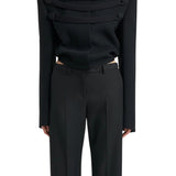 Khaite York Jacket w/ Cord Embroidery