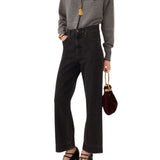 Chloe MC08 Fitted Logo Cardigan in a Wool & Cashmere Knit