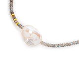 Joie DiGiovanni Gemstone Single Strand Necklace: Sunset Gold Baroque Pearl Necklace