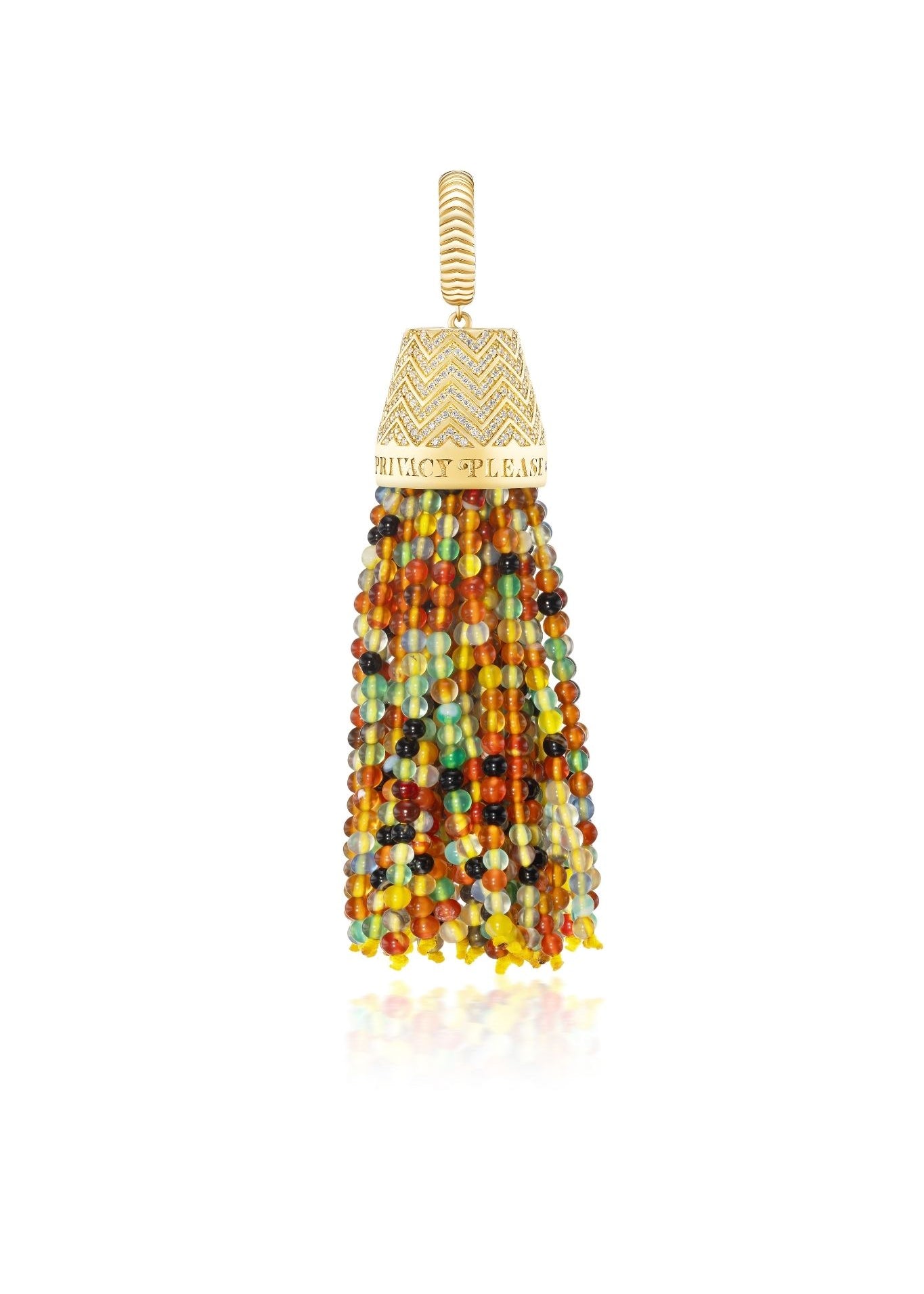 Harwell Godfrey Privacy Please Keychain Tassel