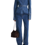 Scanlan Theodore Denim Selvedge Wide Leg Jean