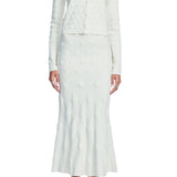Lela Rose Pucker Dot Knit Skirt