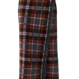 Guest in Residence Tartan Wrap Skirt