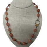 V11367 The Woods TS Pink Quartz Necklace