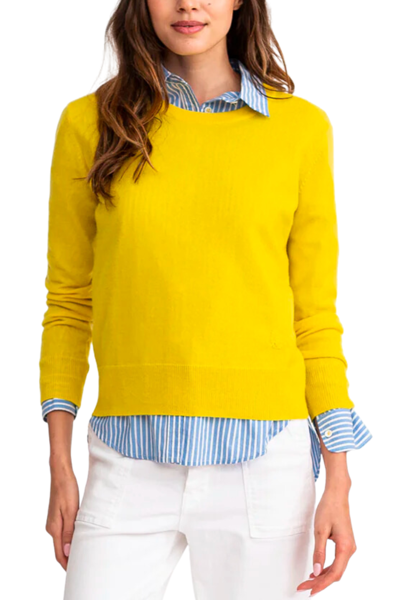 Kerri Rosenthal Cashmere Elbow-Patch Sweater