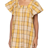 Sea Copeland Plaid Mini Dress