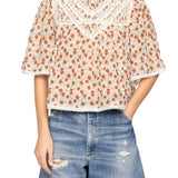 Sea Viera Print Shortsleeve Blouse