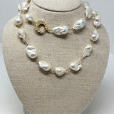 The Woods Baroque Pearl Wire Wrapped 36" Necklace