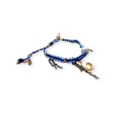 Joie DiGiovanni Blue Moon Silk & Pearl Rockstar Bracelet