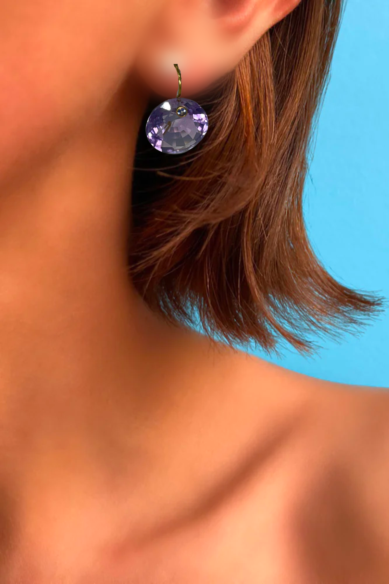 Marie Helene de Taillac XL Gem Earrings