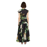 Giambattista Valli Giant Bloom Popeline Dress