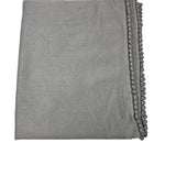 Bajra Satin Weave Stole with Ball Fringe