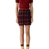Guest in Residence Tartan Mini Skirt