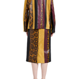 Proenza Schouler Sirine Skirt In Pieced Leather