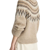 Apiece Apart Fair Isle Mock Neck