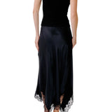 Sablyn Keri B Paneled Bias Skirt W/ Lace