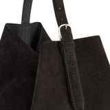 Toteme Suede Belted Tote