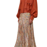 Zimmermann Pavillion Rouleau Maxi Skirt