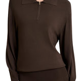 Brandon Maxwell Sabine Polo Dress