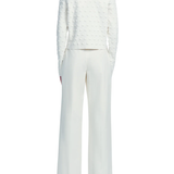 Lela Rose Pucker Dot Knit Cardigan
