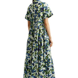 Erdem Short Sleeve Midi Shirt Dress