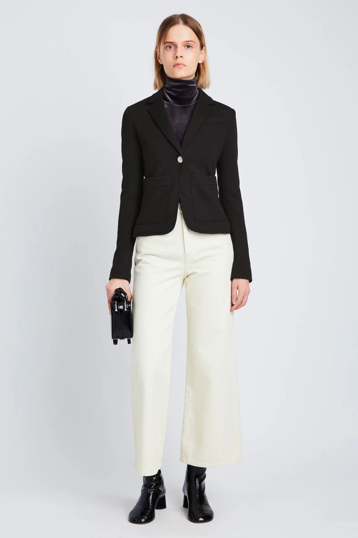 Proenza Schouler White Label Jersey Suiting Blazer