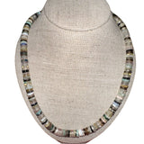 V11327 The Woods TS Heishi Beaded Candy Necklace with Silver Extender