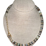 V11327 The Woods TS Heishi Beaded Candy Necklace with Silver Extender