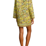 Alemais Fish Sticks Long Sleeve Mini Dress