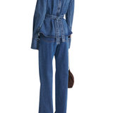 Scanlan Theodore Denim Selvedge Wide Leg Jean
