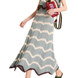 La DoubleJ Chevron Skirt