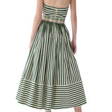 Carolina Herrera Halter Dress with Ruched Bodice