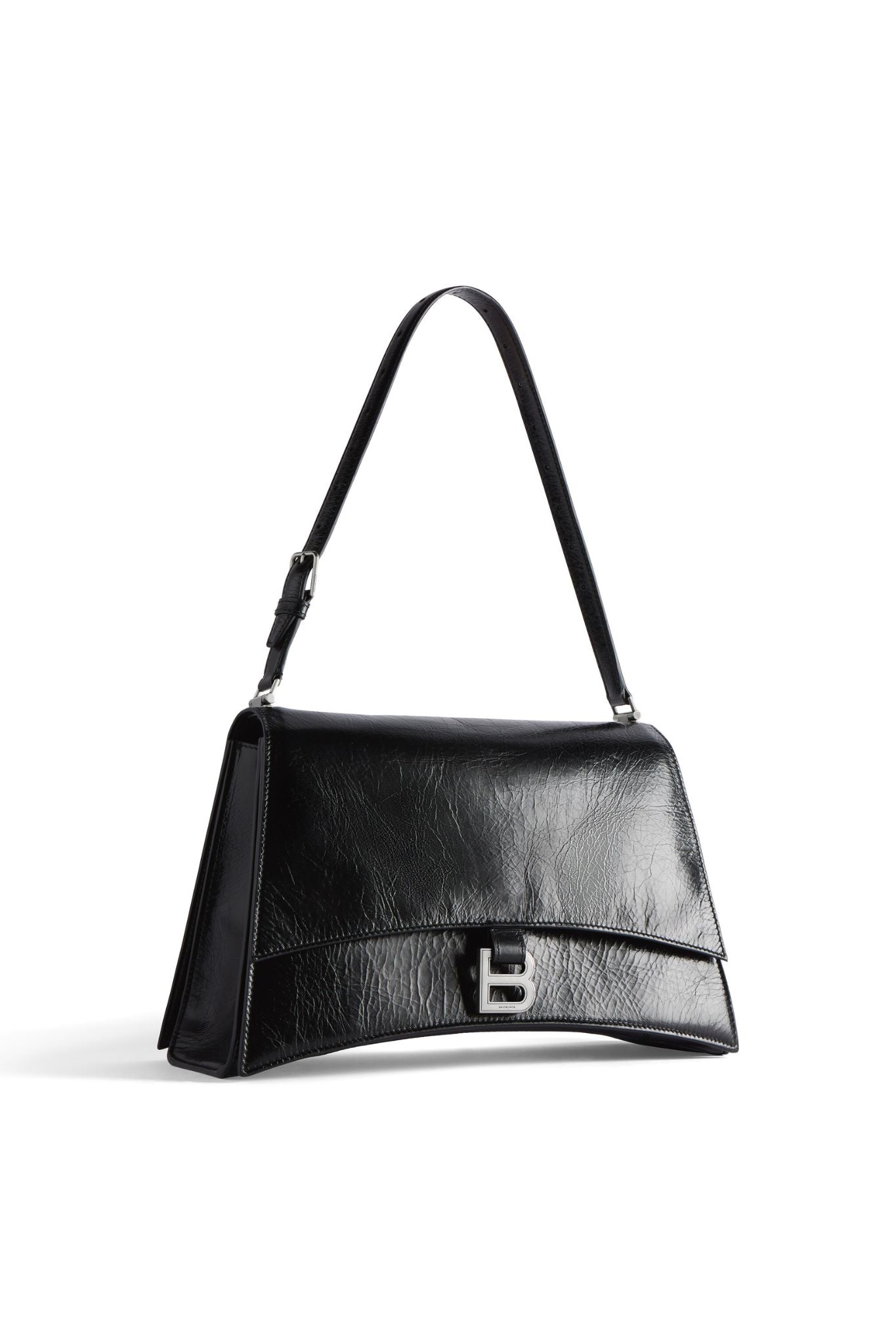 Balenciaga Crush Sling Bag Medium Black