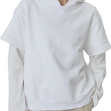 Still Here 2Tee Sweatshirt in Milk