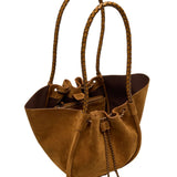 Proenza Schouler Large Ruched Tote In Suede And Braided Calf