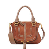 Chloe Small Marcie Double Carry Bag Suede