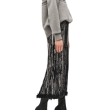 Brandon Maxwell Sinclair Pleated Pencil Skirt