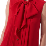 Carolina Herrera Sleeveless Pintucked Mini Dress