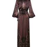 Johanna Ortiz Chocolate Timeless Concurse Wrap Dress