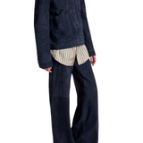 La Ligne Suede Cropped Val Jacket