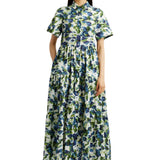 Erdem Short Sleeve Midi Shirt Dress