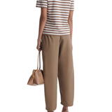 Scanlan Theodore Crepe Knit Stripe T-Shirt