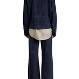 La Ligne Suede Cropped Val Jacket