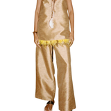 Chan Luu Dupioni Straight Leg Pant