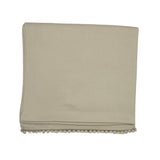 Bajra Satin Weave Stole w/ Ball Fringe