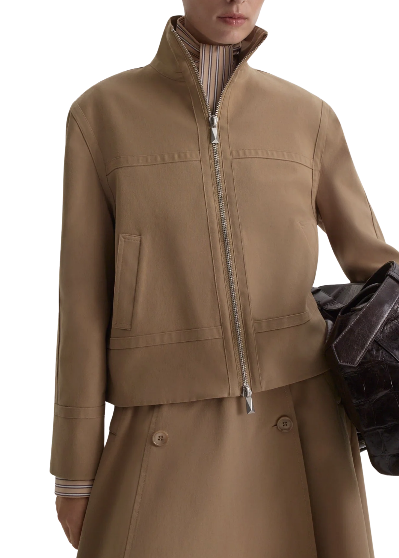 Scanlan Theodore Brushed Cotton Bomber