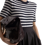 Scanlan Theodore Crepe Knit Stripe T-Shirt