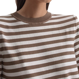 Scanlan Theodore Crepe Knit Stripe T-Shirt