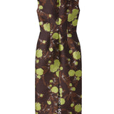 La DoubleJ Sleek Dress with Feathers