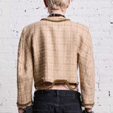R13 Square Shoulder Tweed Jacket
